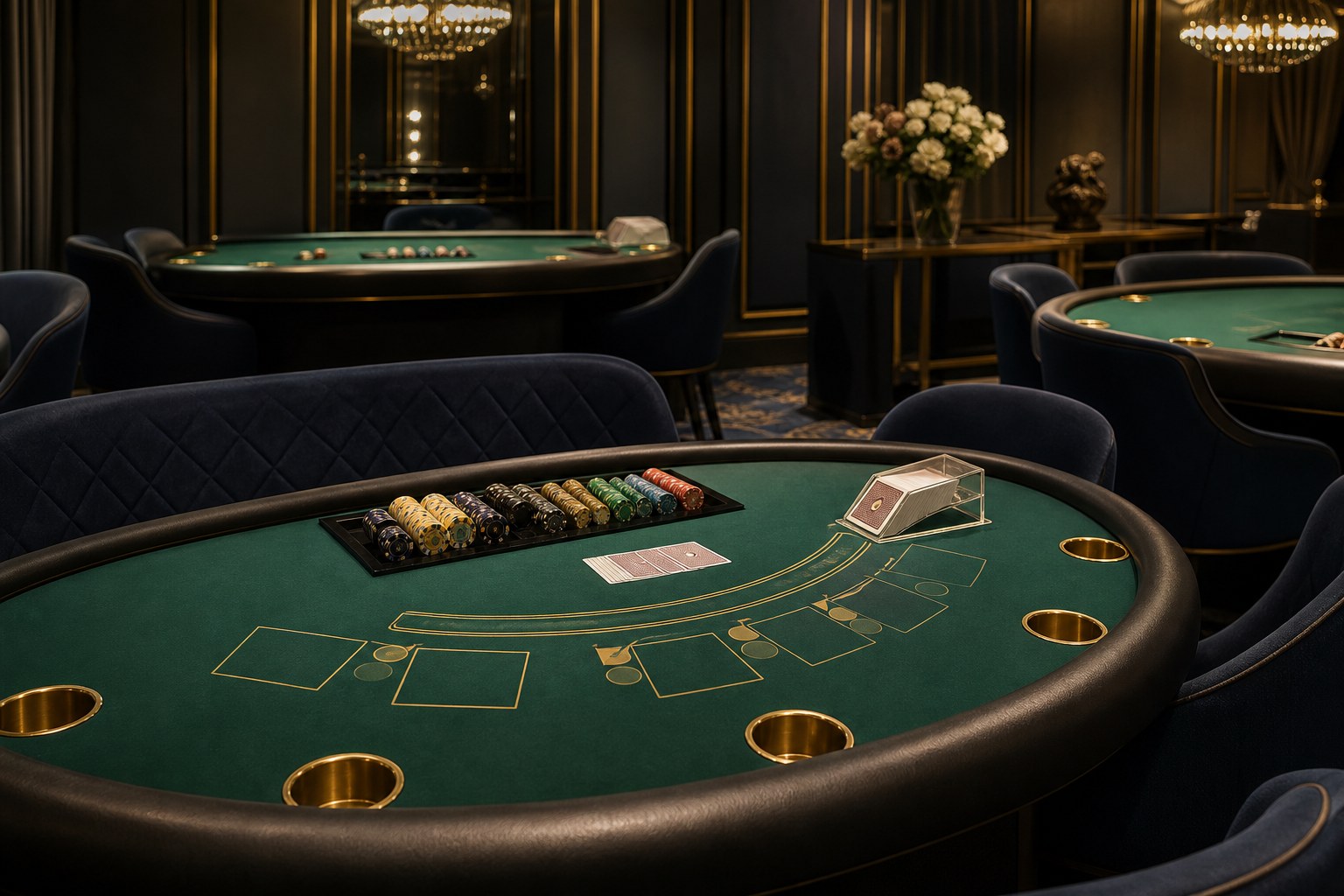 Blackjack asztalok